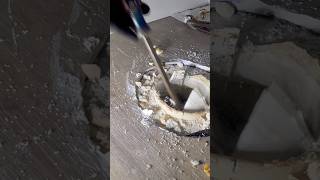 Flange Man plumbing repair rubberbandman flange drain [upl. by Wilinski]