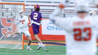 Hobart vs Syracuse Lacrosse Highlights  2022 College Lacrosse [upl. by Aronel]