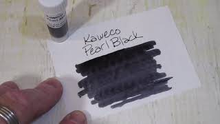 Kaweco Pearl Black writing sample [upl. by Bonney192]