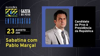 Entrevista com Pablo Marçal  Eleições 2022 AO VIVO [upl. by Lothaire]