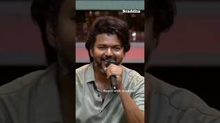 Thalapathy own voice ❤️ song thalapathyvijay trisha viralvideo tranding shorts [upl. by Aprile]