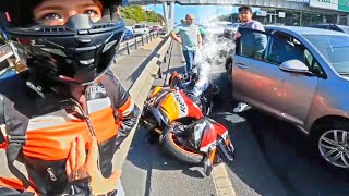 EXPENSIVE BIKES FALL TO PIECES  CRAZY amp EPIC Motorcycle Moments  Ep 520 [upl. by Dionisio570]