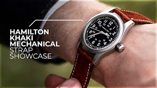 The Ultimate Way To Customise Your Watch  Hamilton Khaki Mechanical Strap Showcase by WatchGecko [upl. by Frieda825]