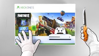 Xbox One quotFORTNITEquot Console Unboxing Eon Skin Bundle Battle Royale Solo Victory Gameplay [upl. by Parsons491]