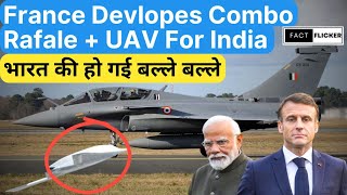 France Unvelis UCAV Project of Rafale F5 Jet  India France Defence Relation [upl. by Sperling]