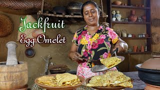 jackfruit omeletteToday I will make a slightly different recipe village kitchen recipe [upl. by Sulohcin33]