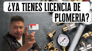 👉¿Ya tIenes Licencia De plomero plomería en Estados Unidos [upl. by Adlemy]