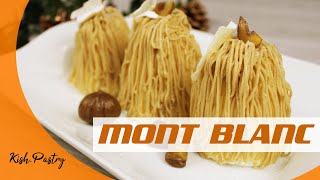 Mont Blanc Dessert montblanc kishpastry [upl. by Corene]