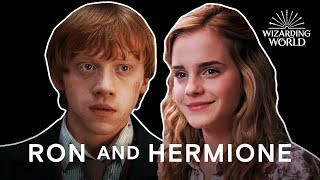 Ron and Hermione Most Perfect Moments  Harry Potter Compilation  Wizarding World [upl. by Marthena]