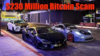 I Accidentally Found a 230 Million Crypto Scammers Supercar Collection [upl. by Ytima75]