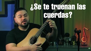 ¿POR QUÉ SE ROMPEN LAS CUERDAS DE MI GUITARRA [upl. by Darn]