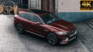 PXN V9 STEERING FORZA HORIZON 5 JAGUAR FPACE S GAME PLAY [upl. by Carey]