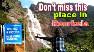 Khandadhar Waterfall Sundargarh Odisha 12th highest waterfall of India [upl. by Nodnar]