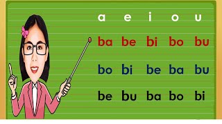 MATUTONG BUMASA NG ABAKADA PART1 BA BE BI BO BU [upl. by Arnulfo543]