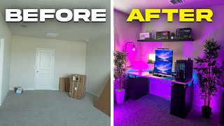 Transforming My EMPTY Room To My Dream Setup Room [upl. by Akenet477]