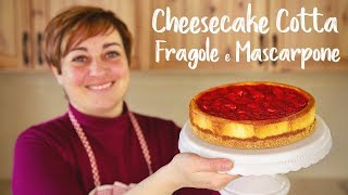 CHEESECAKE COTTA ALLE FRAGOLE E MASCARPONE Ricetta Facile  FATTO IN CASA DA BENEDETTA [upl. by Faith]