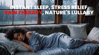 Heavy Rain on Tin Roof and Windows with Thunder Sounds  99 Sleep Relaxation Study Meditation [upl. by Resarf]