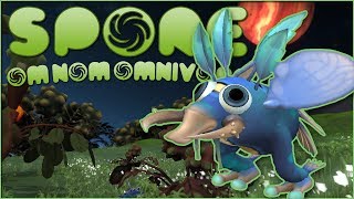 Bumbling BackFlipping Space BumbleBees ☄️ Spore OM NOM OMNIVORE  Episode 4 [upl. by Liw435]