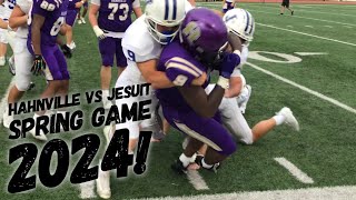 Hahnville vs Jesuit Spring Game 2024 [upl. by Yenitsed]