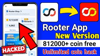 rooter mod apk unlimited coins  Rooter App Se Coin Kaise Kamaye  rooter unlimited coin trick 2023 [upl. by Felty]