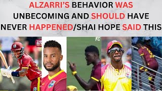 Alzarri Joseph was very disrespectful and out of order a public apology should be given now [upl. by Eanahc]