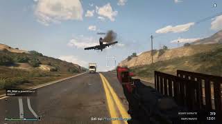 Airplane Strikeforce incendiary bombs GTA 5 online [upl. by Boleyn]