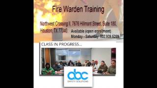 FIRE WARDEN TRAINING in Houston [upl. by Bernie298]