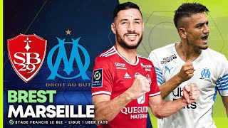 🔴🎥 BREST  MARSEILLE  🇨🇩 Bakambu 🇸🇳 Dieng 🇩🇿 Belaili  SB29  OM   LIGUE 1  LIVEDIRECT [upl. by Anirtik]