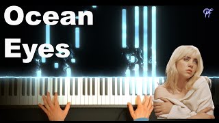 Billie Eilish  Ocean Eyes Piano Cover [upl. by Armin882]