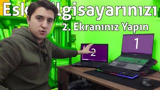 2BİLGİSAYARINIZI MONİTÖR OLARAK KULLANIN  Spacedesk [upl. by Fawcette]