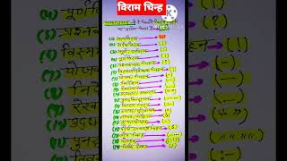 Viram chinh  hindi grammar  shorts [upl. by Pazia]