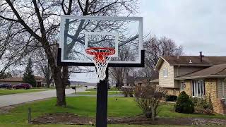 Slam Dunk Hoops  Adjustable InGround Basketball Hoop [upl. by Lovato]