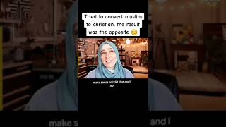 She tried converting a Muslim to Christianity convertingtoislam [upl. by Ecinnaj]