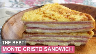 EASY MONTE CRISTO SANDWICH  HUNGRY MOM COOKING [upl. by Eric]