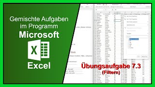 Microsoft Excel praktisch Übungsaufgabe 73 [upl. by Pegma]