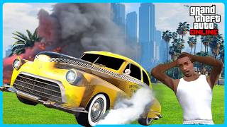 GTA 5 Online  Extreme Crazy Taxi Funny Moments How To Taxi Gta Online [upl. by Wesa]