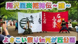 よさこい祭りin光が丘公園 2024【所沢風炎祇神伝～雅〜＆TANASHIソーラン会】 [upl. by Einnor906]