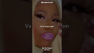 Va Va Voom  Nicki Minaj nickiminaj vavavoom [upl. by Hudgens]