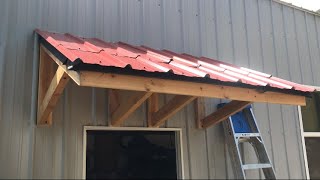 How to Build an Awning [upl. by Jona]