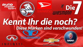 7 verschwundene Automarken  kennt ihr die noch I auto motor und sport [upl. by Sigsmond]