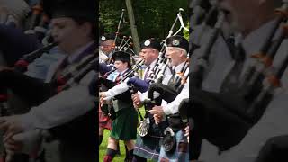 Mass Bagpipe March scottish festival parade [upl. by Aihsekat]