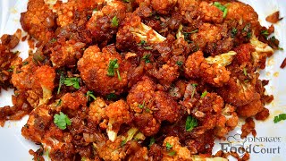 Cauliflower Fry Recipe Gobi Fry Crispy Cauliflower Fry [upl. by Llenna813]