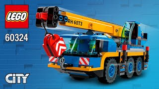 LEGO 60324 Mobile Crane [upl. by Nnyled]