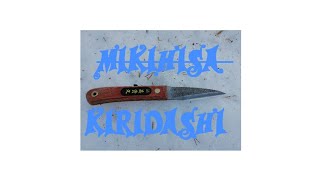 Mikihisa folding Kiridashi knife [upl. by Mastat631]