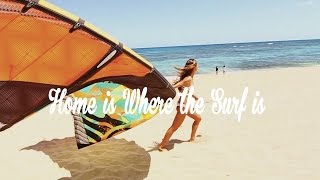 Moona Whyte kitesurfing  Home is where the surf is [upl. by Aramit]