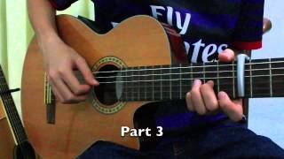 Part 2 Safe and Sound Guitar Tutorial  Verse [upl. by Lalad]