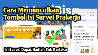 Kenapa Survei Evaluasi Prakerja Tidak Muncul Di Dashboard  Cara Pengisian Survei Prakerja 2024 [upl. by Suvart]