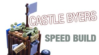 Speed Build  Lego  Stranger Things Castle Byers [upl. by Bashemath]