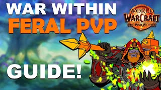 Feral Druid PvP Guide 110 Talents Rotation Gear amp More World of Warcraft The War Within [upl. by Orelia]