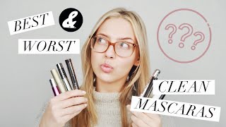 MY 5 BEST amp WORST CLEAN MASCARAS  THE GREEN BELLE [upl. by Inad306]